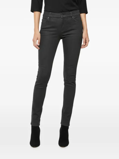 Valentino Garavani Pre-Owned distressed slim-fit jeans Black 1341919