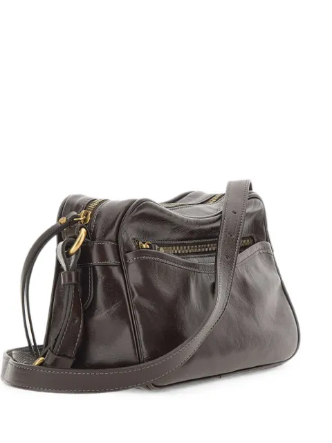 GIANNI CHIARINI Cora leather shoulder bag Brown BS12585RALPHESPRESSO