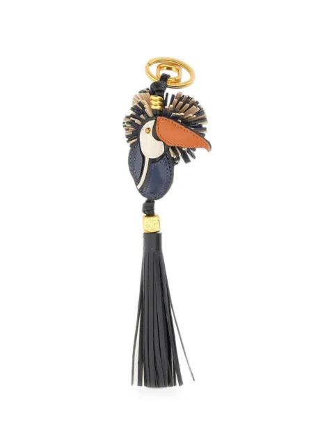 GIANNI CHIARINI toucan-design tassel keyring Blue PCTUCANO02NAVY