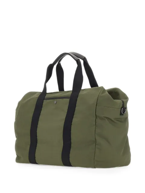 GIANNI CHIARINI Oslo leather-trim tote bag Green BSNB19466NYLPLMILITARE