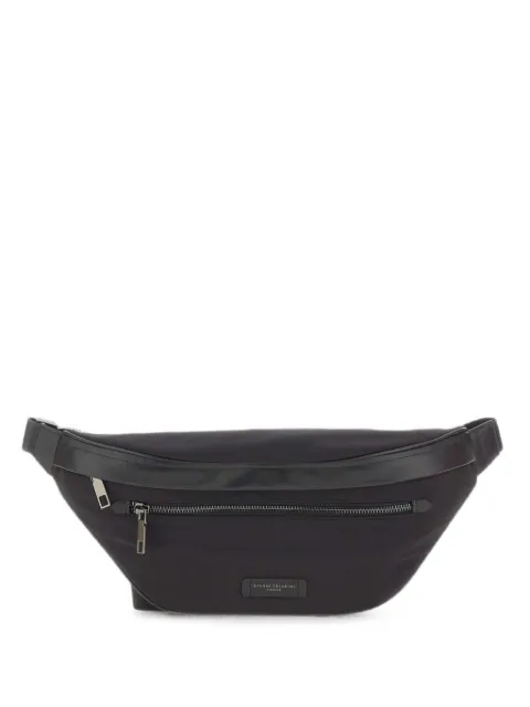 GIANNI CHIARINI Oslo leather-trim belt bag Black MPUB18998