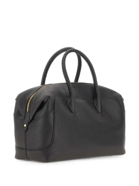 GIANNI CHIARINI Gemma hammered leather tote bag Black BS12241GRN