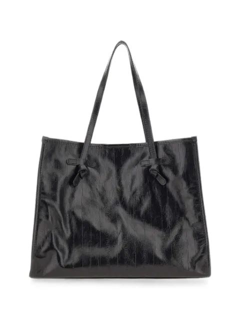 MARCELLA CLUB Marcella glossy shoulder bag Black BS12120LXRYNERO