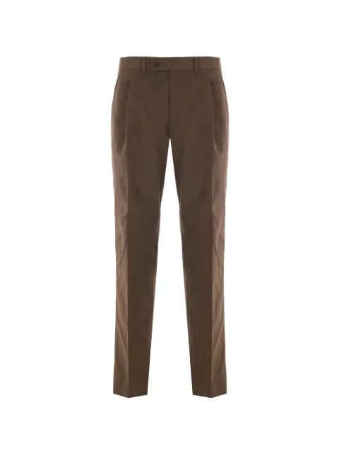 Caruso pleated moleskin trousers Brown SR18AZ5091730530