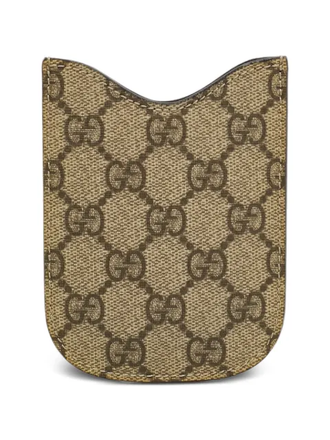 Gucci Pre-Owned GG Supreme phone case Neutrals 1330918