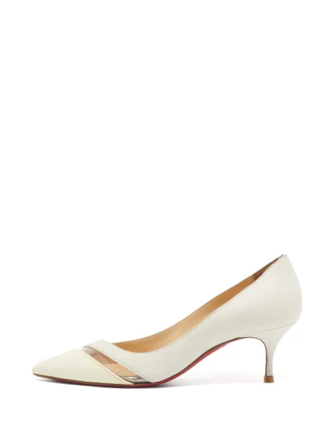 Christian Louboutin Pre-Owned 17th Floor pointed pumps White 1333580