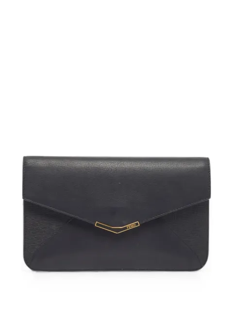 Fendi Pre-Owned 2013 2Jours clutch bag Black 1361364