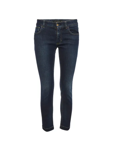 Dolce & Gabbana Pre-Owned cropped slim-fit jeans Blue 1313719