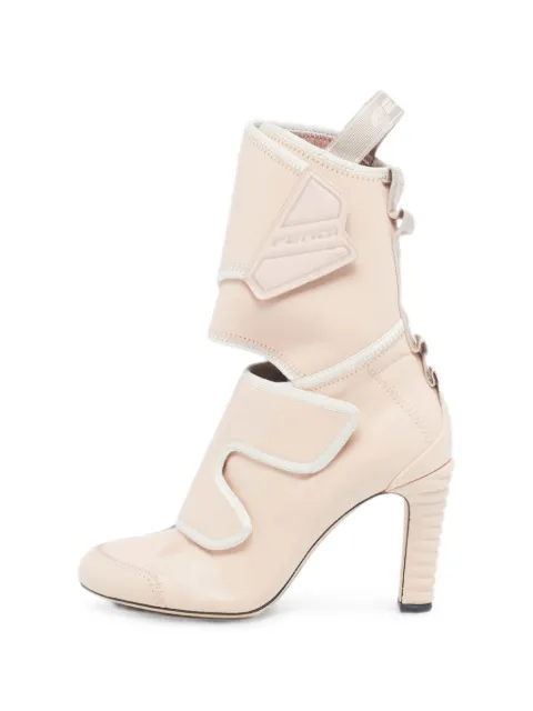 Fendi Pre-Owned touch-strap ankle boots Pink 1312998