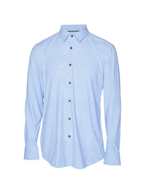 BOSS printed slim-fit shirt Blue 1305754
