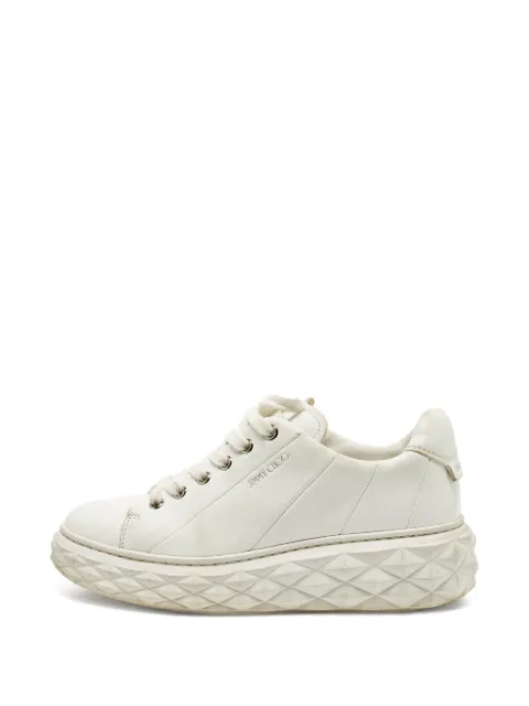 Jimmy Choo Pre-Owned Diamond Maxi sneakers White 1307139