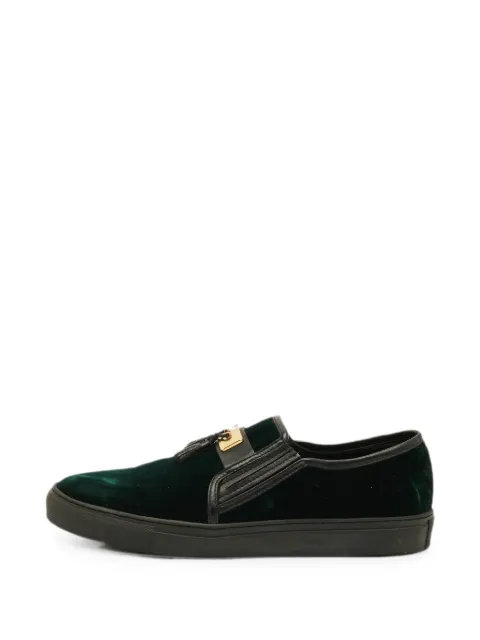 Balmain Pre-Owned tassel-detail sneakers Green 1296127