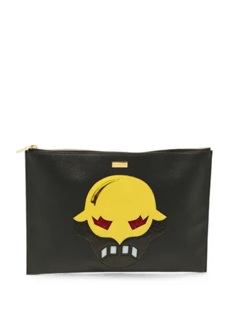 Stella McCartney Pre-Owned Super Hero clutch bag Black 1295881