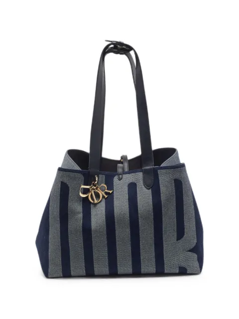 Christian Dior Pre-Owned 2005 Dior Toujours denim tote bag Blue 1339109