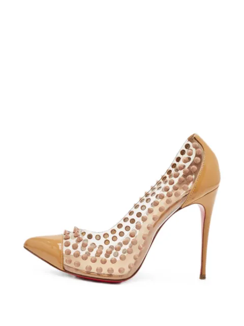 Christian Louboutin Pre-Owned Spike Me pointed-toe pumps Neutrals 1339148