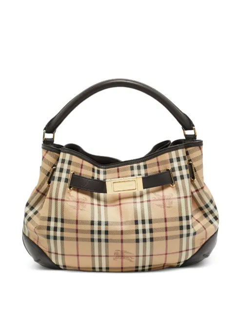 Burberry Pre-Owned medium Willenmore check tote bag Brown 1285682