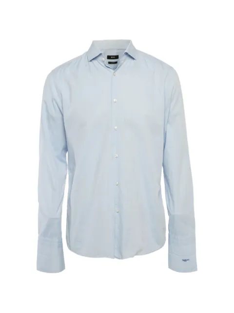 BOSS slim-fit shirt Blue 1274911