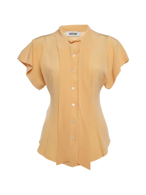 Moschino Pre-Owned button-up blouse Orange 1312192