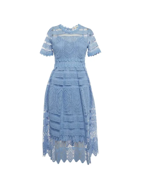 Maje Roseray lace midi dress Blue 1312148