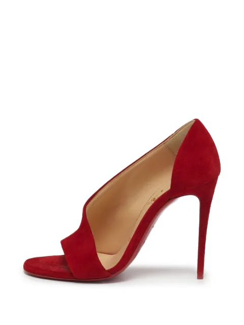 Christian Louboutin Pre-Owned Phoebe cut-out-detail pumps Red 1281269