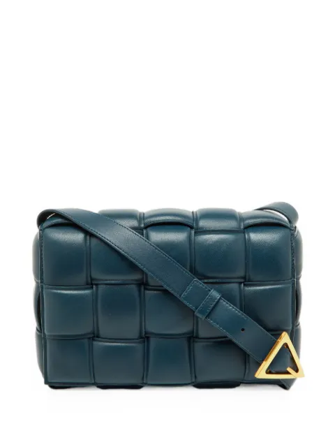 Bottega Veneta Pre-Owned medium Cassette padded shoulder bag Blue 1189610