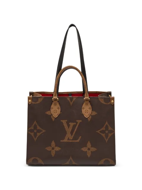 Louis Vuitton Pre-Owned MM Onthego Reverse Giant Monogram tote bag Brown 1281241