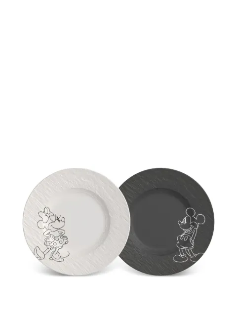 Villeroy & Boch Mickey Mouse textured plates White 1047198511