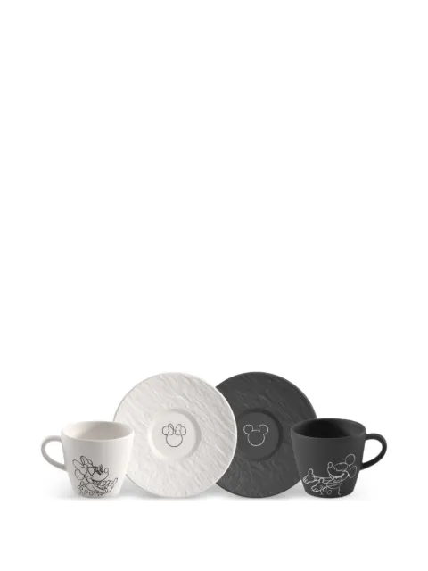 Villeroy & Boch Manufacture Mickey Mouse coffee cup and saucer set White 1047198520