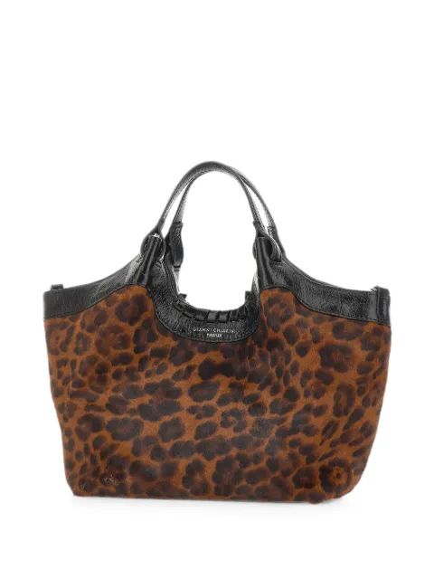 GIANNI CHIARINI Dua animal-print handbag Brown BS12509CAVINTLEOCARAMELLO