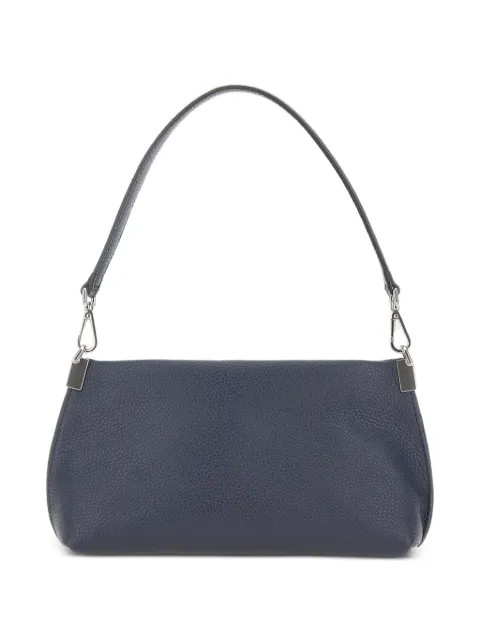 GIANNI CHIARINI Fanny tumbled leather shoulder bag Blue BS12733GRNNAVY
