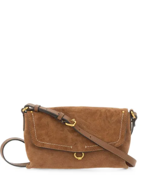 GIANNI CHIARINI Eugenia suede cross body bag Brown BS12310CMPLCOGNAC