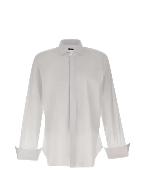 Barba french-cuffs concealed-button shirt White I1U02P03PZ2700U0001