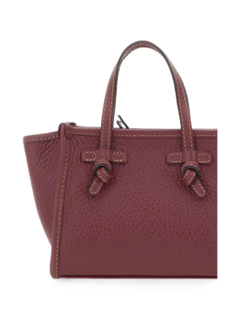 GIANNI CHIARINI small Miss Marcella leather tote bag Red BS8065BBLTUANTIQUERUBY