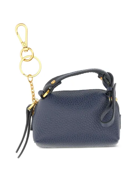 GIANNI CHIARINI Alifa hammered leather keyring Blue BSMALIFA6011