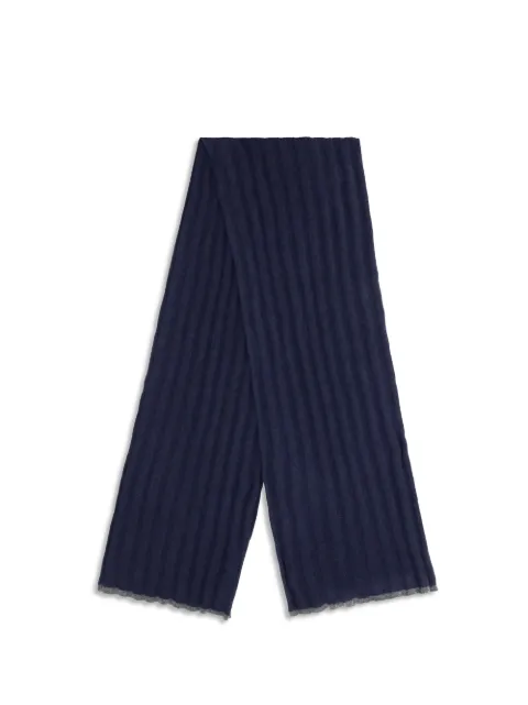 Brunello Cucinelli ribbed beaded scarf Blue M2240819CDJ59