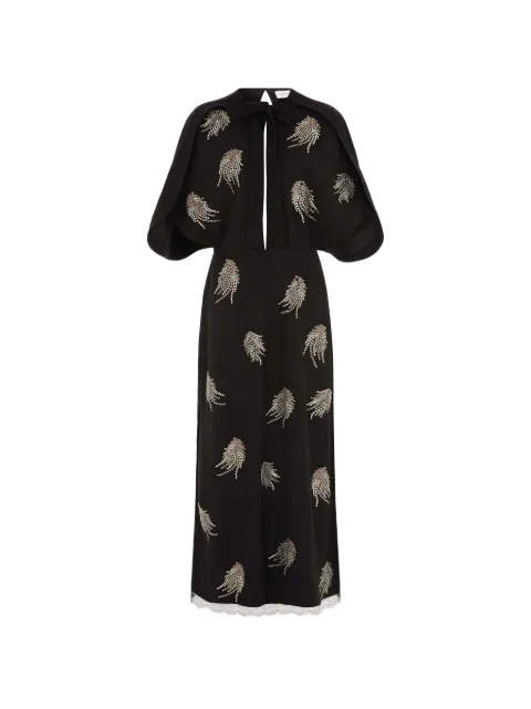 16Arlington Della midi dress Black DMD735SS2601