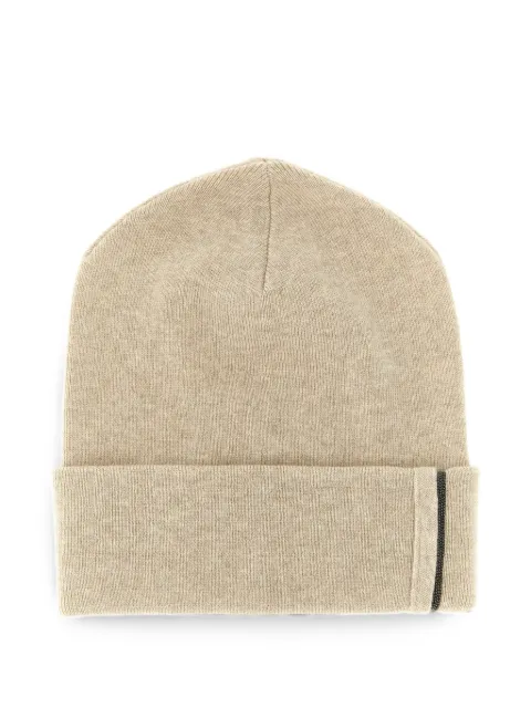 Brunello Cucinelli Monile beanie hat Neutrals M12163199C9731