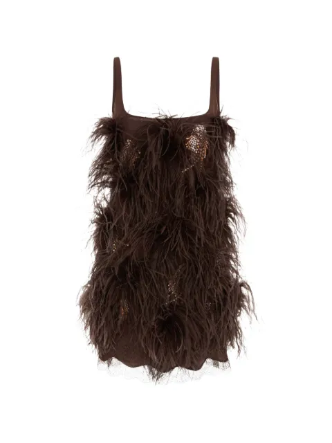 16Arlington Sadie mini dress Brown DMN730SS2601