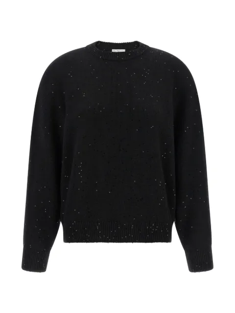 Brunello Cucinelli sequin-appliqué sweater Black M73540820C101