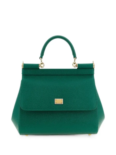 Dolce & Gabbana small Sicily leather tote bag Green BB6003B1001