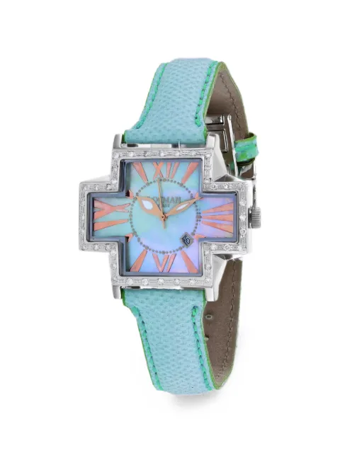 Locman Italy Italy Plus diamond 35mm watch Blue 181MOPSKDSKKS