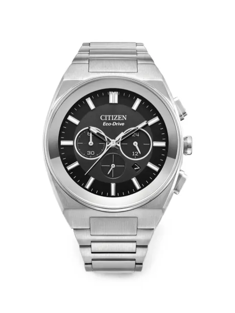Citizens of Humanity Eco-Drive 43mm watch Black CA458050E