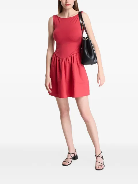 GAP sleeveless gathered mini dress Red 87757400