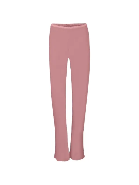 Peter Cohen bias-cut wide-leg trousers Pink 2084FPBLOSSOM