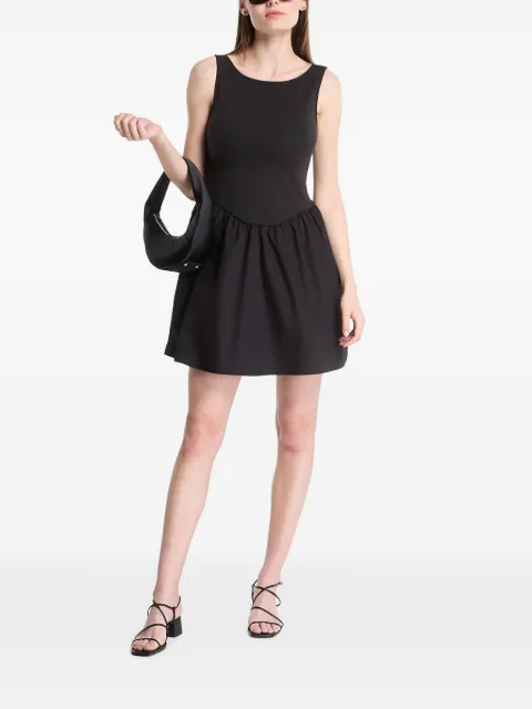 GAP sleeveless gathered mini dress Black 87757401