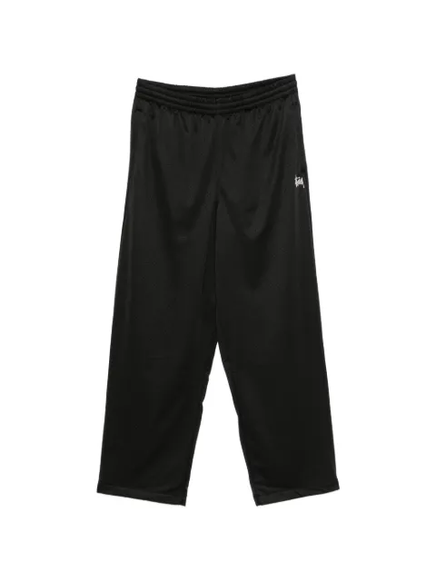 Stüssy logo-embroidered track pants Black 116765