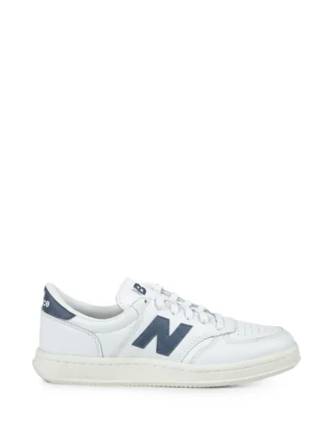 New Balance T500 perforated leather sneakers White U5002D3WHITEVINTAGEINDIGO