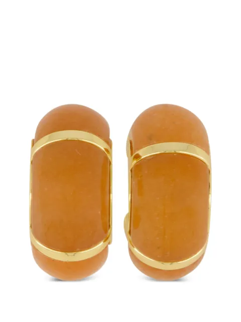 Lizzie Fortunato Zellige hoop earrings Gold SS26E009