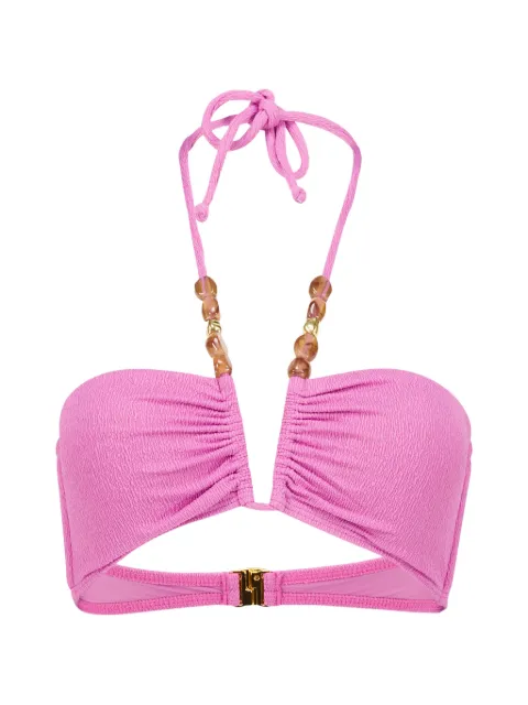 ViX Kiana Carol bead-embellished bikini top Pink VS261266