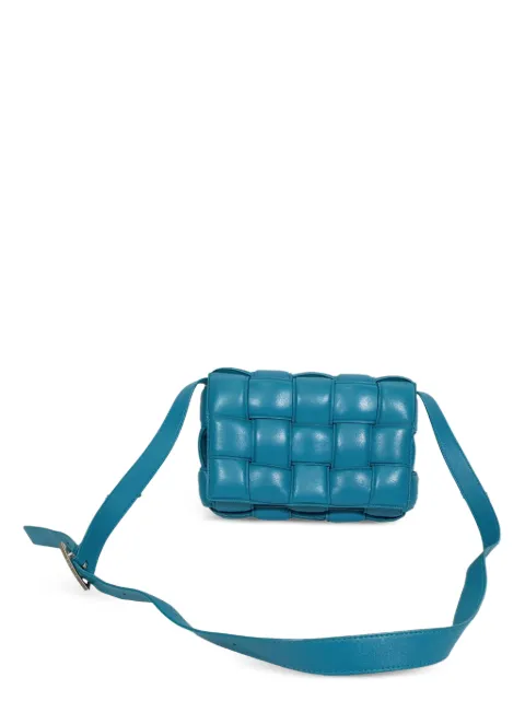Bottega Veneta Pre-Owned Cassette padded shoulder bag Blue RFCPUGBBA748862W